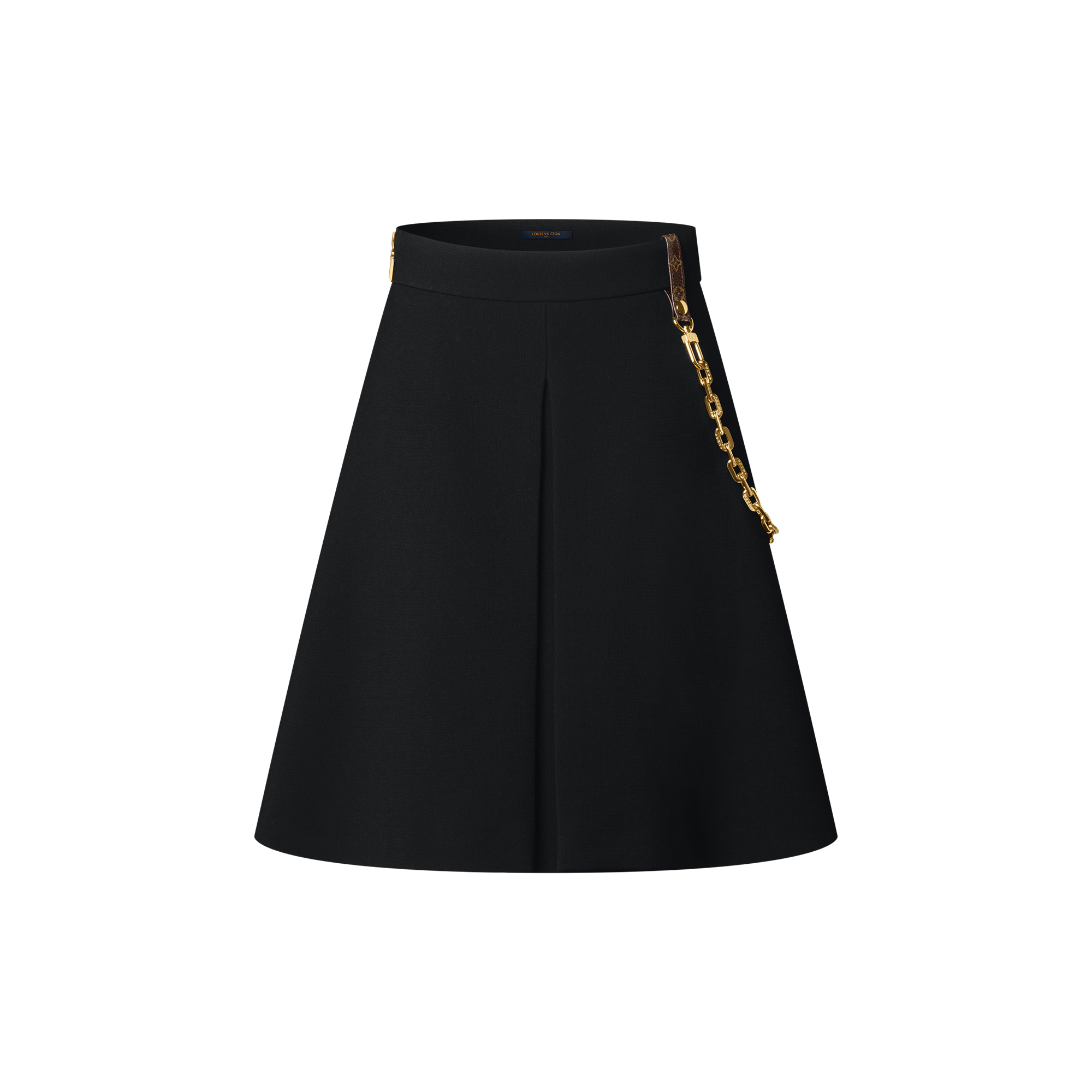 Minissaia Evasê com Detalhe de Corrente - Ready-to-Wear | LOUIS